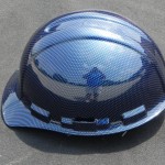 Hardhat in Blue Carbon fiber